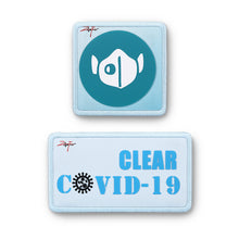 Load image into Gallery viewer, Patch combination (COVID-19 CLEAR &amp; Safety mask)
